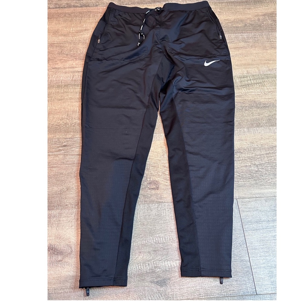 Nike Phenom Elite Running Pants Mens Black Tapered Joggers Size Small